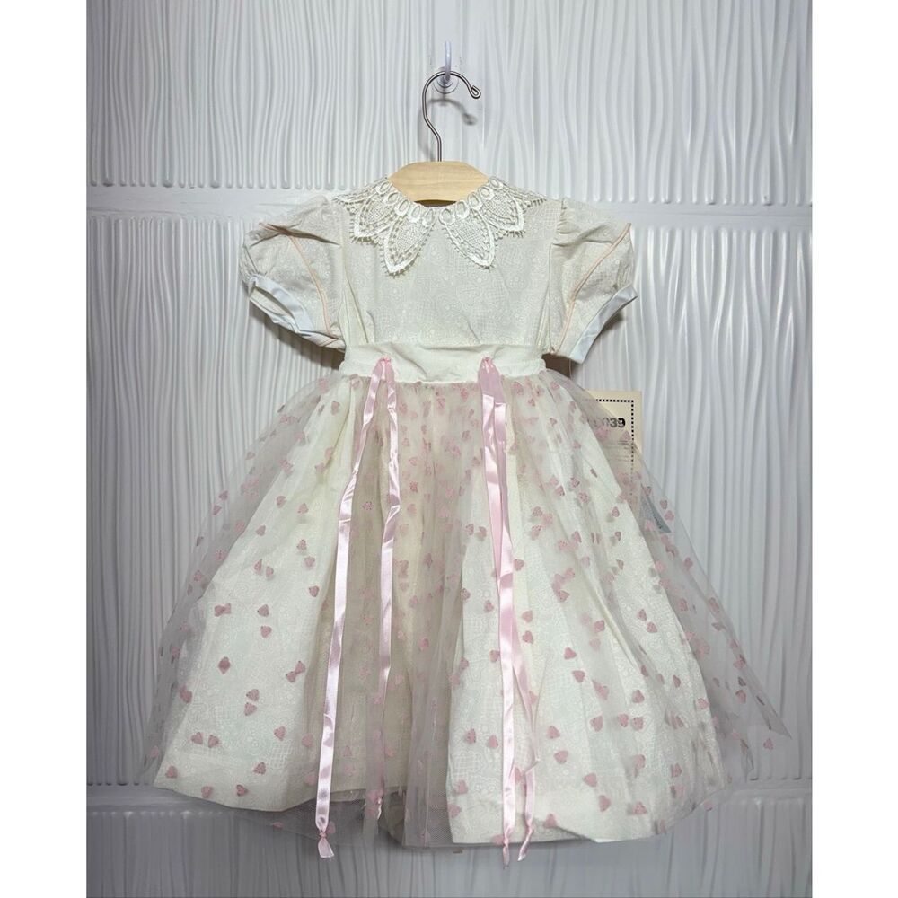 NWT Daisy Kingdom Vintage Girls Dress -2T- DEADSTOCK Collectors - made in USA - Picture 4 of 16